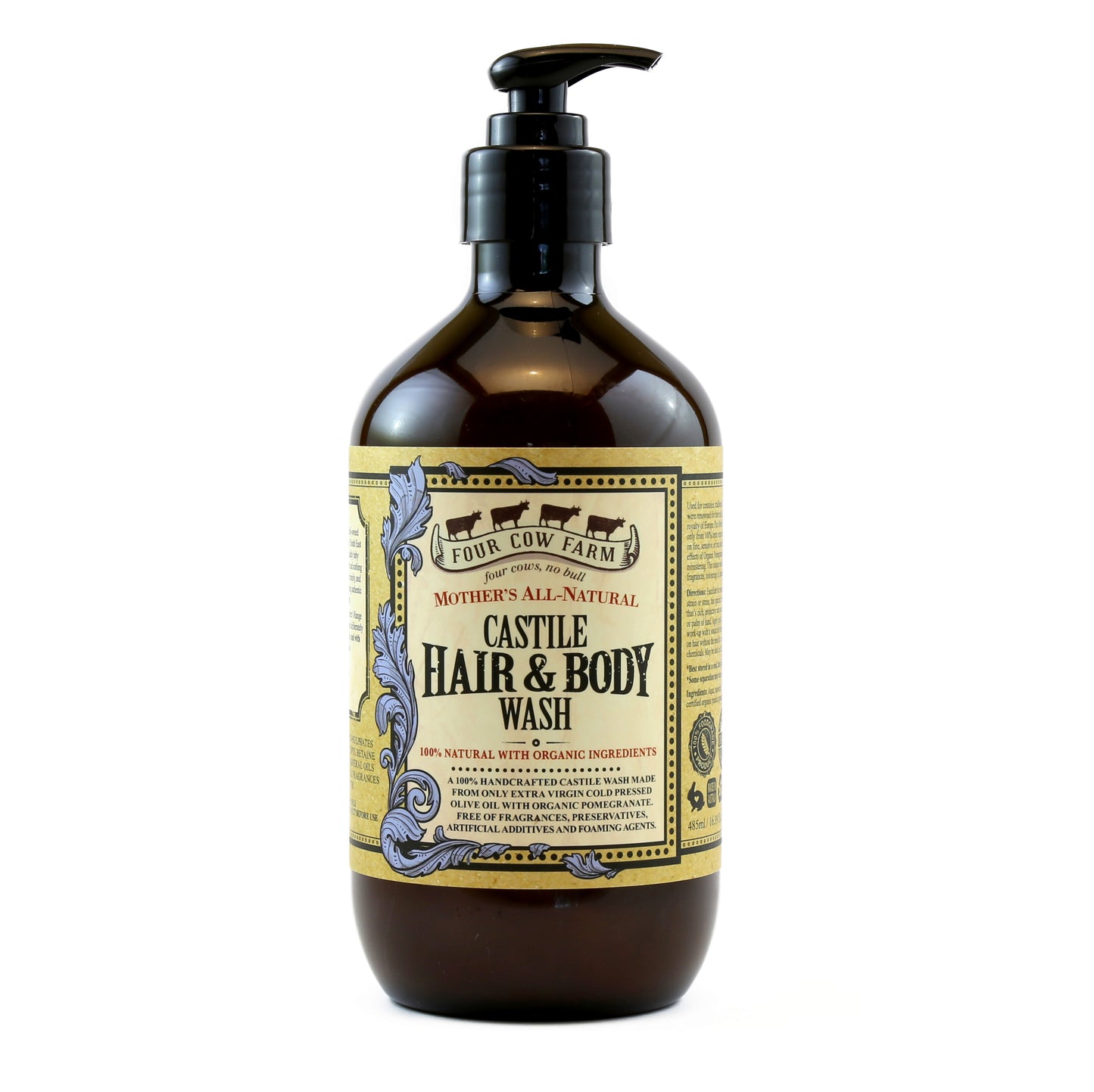 Mother’s All-Natural Castile Hair & Body Wash